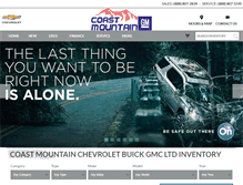 Tablet Screenshot of coastmountaingm.com